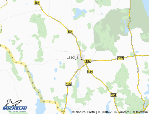 Mappa MICHELIN Lazdijų kaimas - ViaMichelin