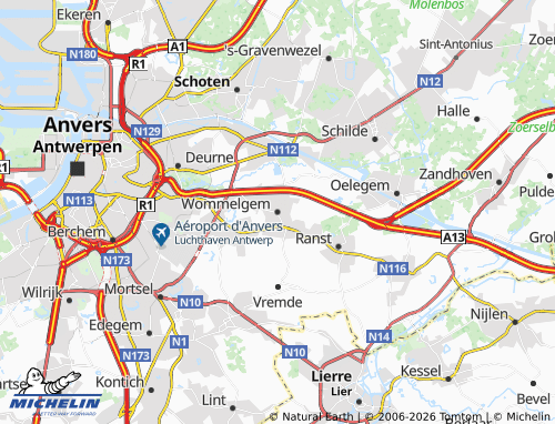 Mapa MICHELIN Wommelgem - ViaMichelin
