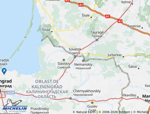 MICHELIN-Landkarte Sowjetsk - ViaMichelin