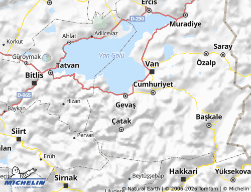 Kaart MICHELIN Gevaş - ViaMichelin