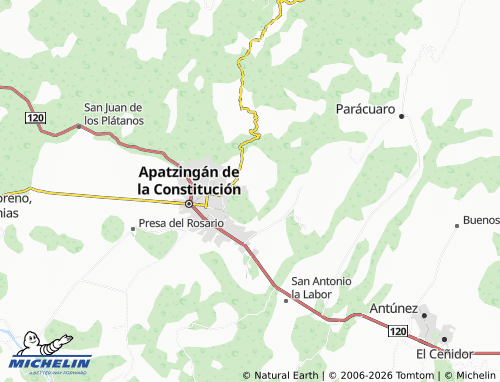 Mappa MICHELIN La Parota - ViaMichelin