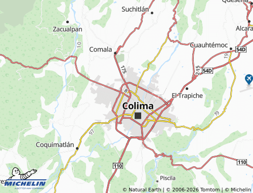 Mappa MICHELIN San Carlos - ViaMichelin