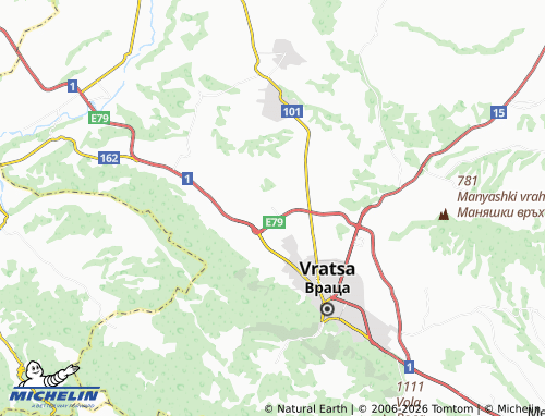 MICHELIN Nefela map - ViaMichelin
