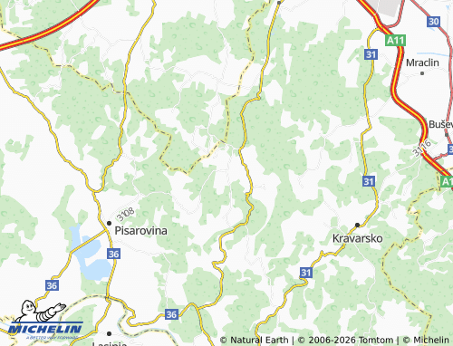 MICHELIN-Landkarte Vukomerić - ViaMichelin