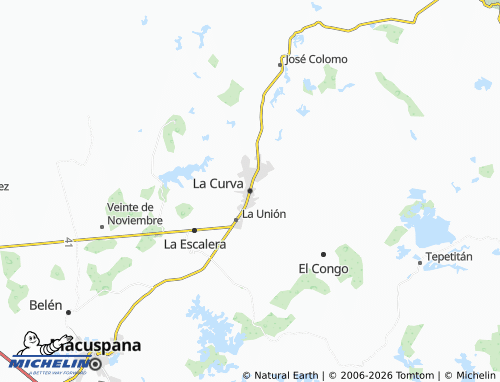 Mapa MICHELIN La Curva - ViaMichelin