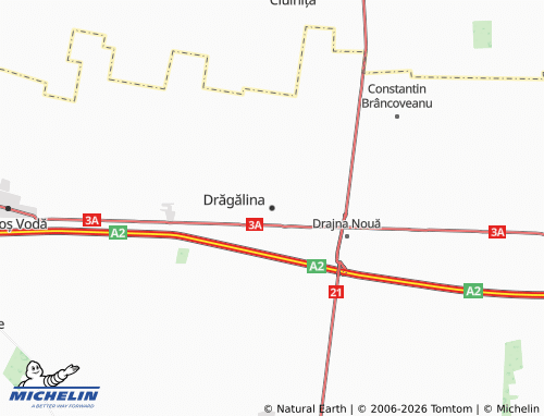Mappa MICHELIN Drăgălina - ViaMichelin