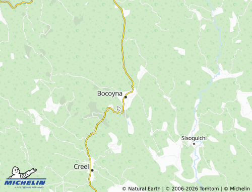 MICHELIN Bocoyna Centro map - ViaMichelin