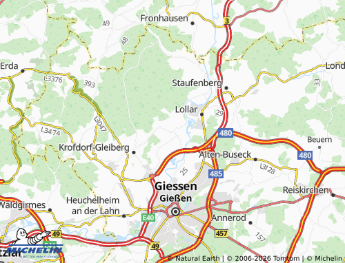 MICHELIN Wißmar map - ViaMichelin