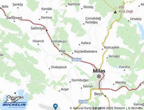 Mappa MICHELIN Dibekdere - ViaMichelin