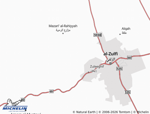 MICHELIN-Landkarte Mazari' al-Athlah - ViaMichelin