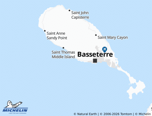 MICHELIN Trinity Palmetto Point map - ViaMichelin