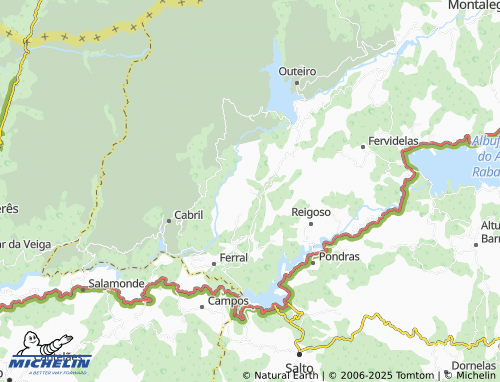 Mappa MICHELIN São Bento de Sexta-Freita - ViaMichelin