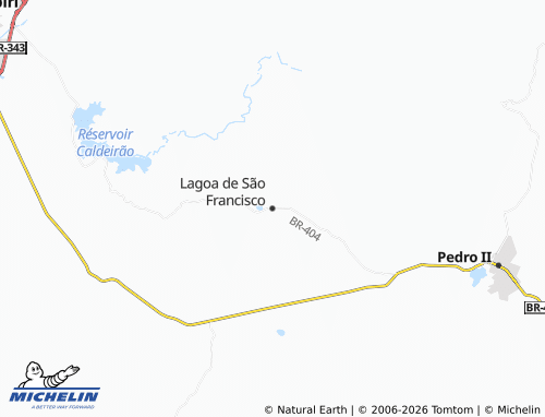 Mappa MICHELIN Lagoa de São Francisco - ViaMichelin