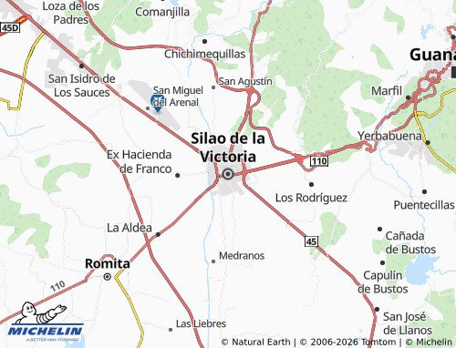 Mappa MICHELIN Silao de la Victoria - ViaMichelin
