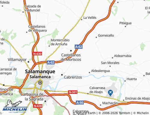 MICHELIN Moriscos map - ViaMichelin
