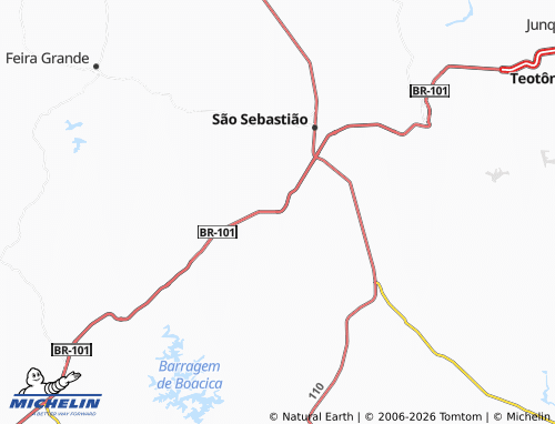 Mappa MICHELIN Cana Brava - ViaMichelin