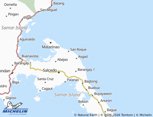MICHELIN Asgad map - ViaMichelin