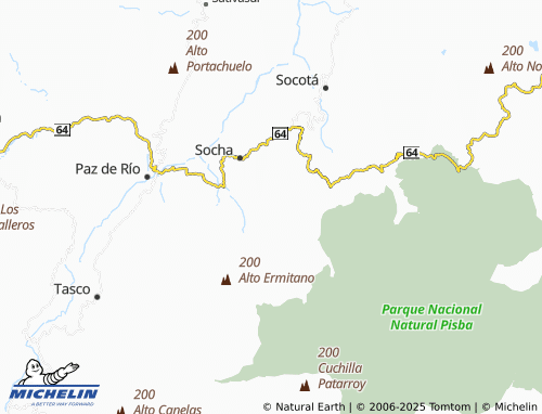 MICHELIN Bisvita map - ViaMichelin