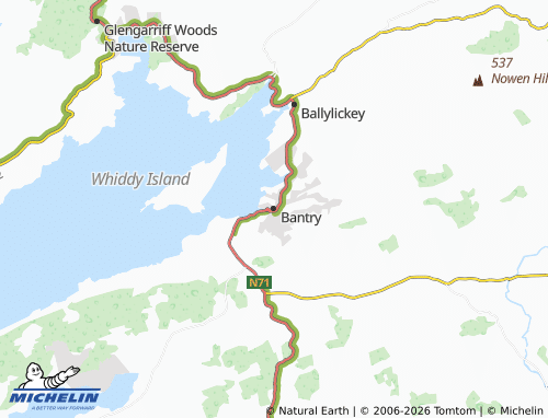 MICHELIN-Landkarte Bantry - ViaMichelin