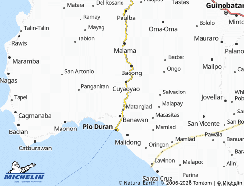 MICHELIN Flores map - ViaMichelin