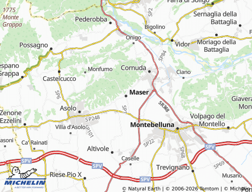Mapa MICHELIN Maser - ViaMichelin