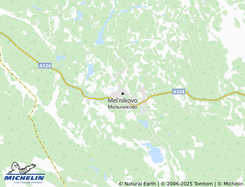 MICHELIN Mel'nikovo map - ViaMichelin