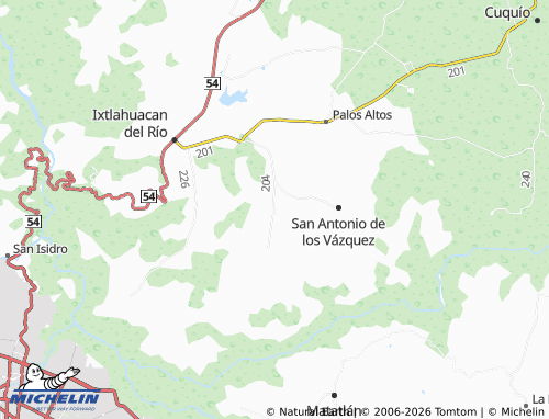 MICHELIN Tlacotán map - ViaMichelin