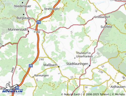 Mapa MICHELIN Weichtungen - ViaMichelin