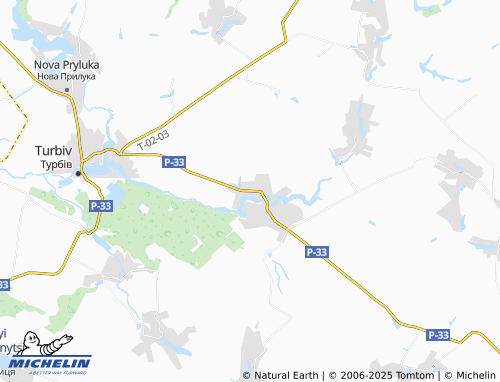 MICHELIN Vakhnivka map - ViaMichelin