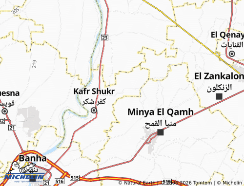 Mapa MICHELIN Kafr Tasfa - ViaMichelin