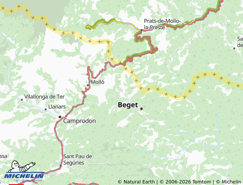 MICHELIN-Landkarte Rocabruna - ViaMichelin