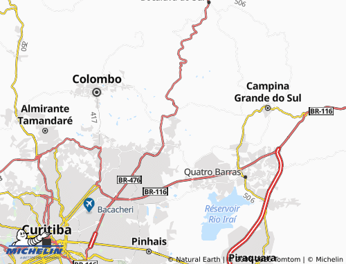 Carte MICHELIN São Dimas - ViaMichelin