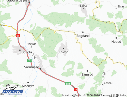 MICHELIN Chieșd map - ViaMichelin