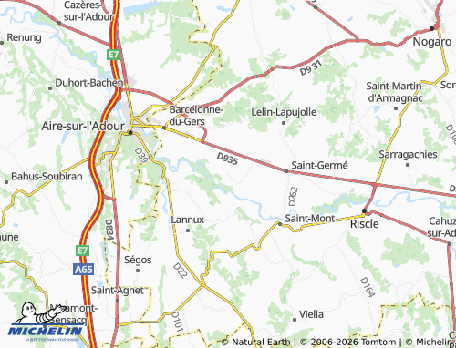 MICHELIN Gée-Rivière map - ViaMichelin