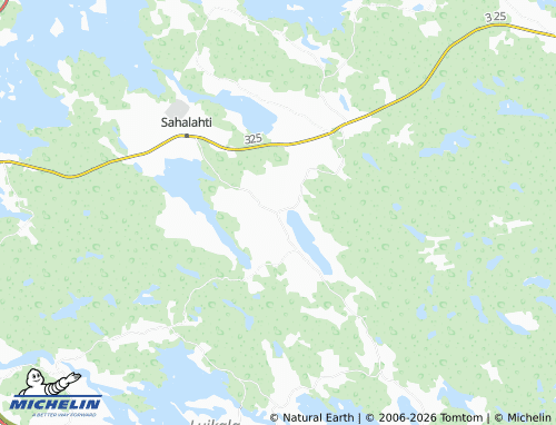 MICHELIN-Landkarte Pakkala - ViaMichelin