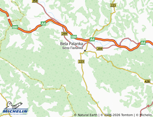 Mapa MICHELIN Mokra - ViaMichelin