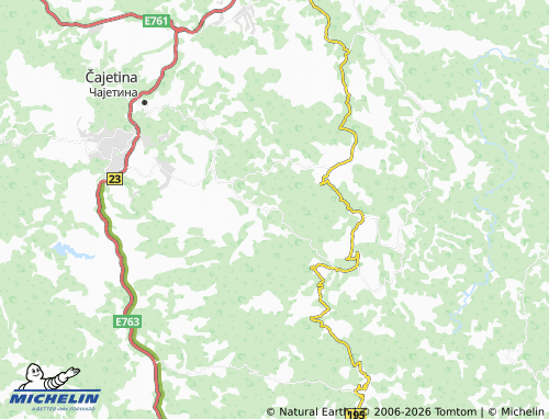 MICHELIN-Landkarte Alin Potok - ViaMichelin