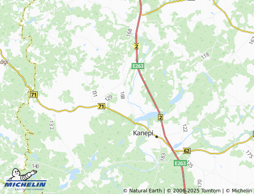 MICHELIN Mügra map - ViaMichelin