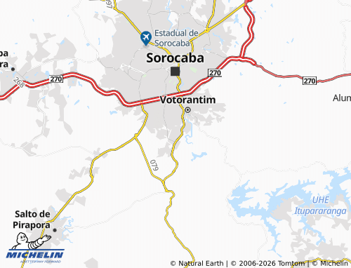 Mapa MICHELIN Jardim Serrano - ViaMichelin