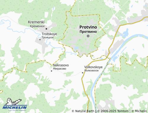 MICHELIN Yuryatino map - ViaMichelin