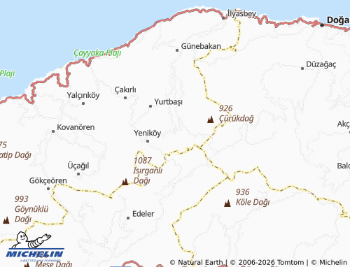 Mappa MICHELIN Çilekçe - ViaMichelin