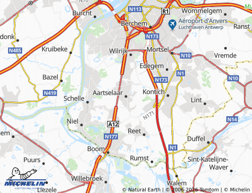 Kaart MICHELIN Aartselaar - ViaMichelin