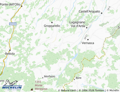 MICHELIN Costa-Rustigazzo map - ViaMichelin