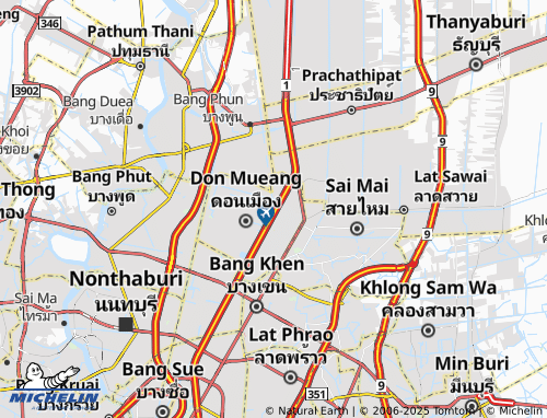 MICHELIN Si Kan map - ViaMichelin