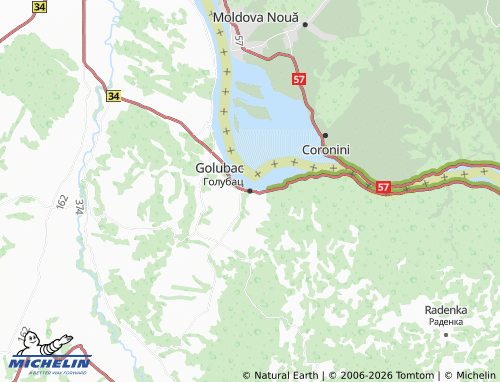 Mapa MICHELIN Golubac - ViaMichelin