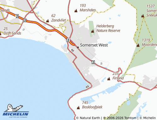 Mapa MICHELIN Die Bos - ViaMichelin
