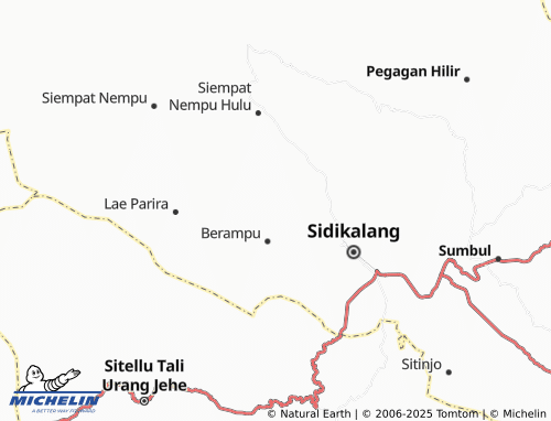 MICHELIN Sosorlontung map - ViaMichelin