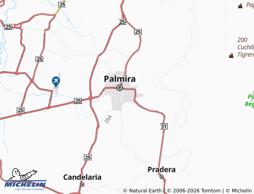 MICHELIN Colombia map - ViaMichelin