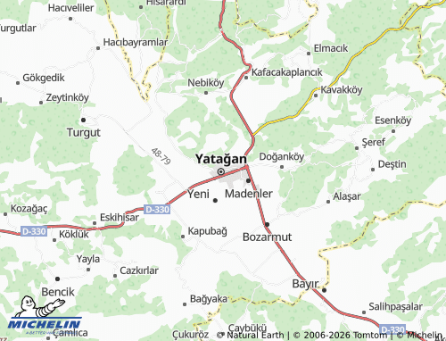 Mappa MICHELIN Konak - ViaMichelin