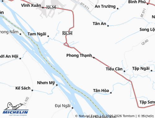 Mapa MICHELIN Phong Phú - ViaMichelin